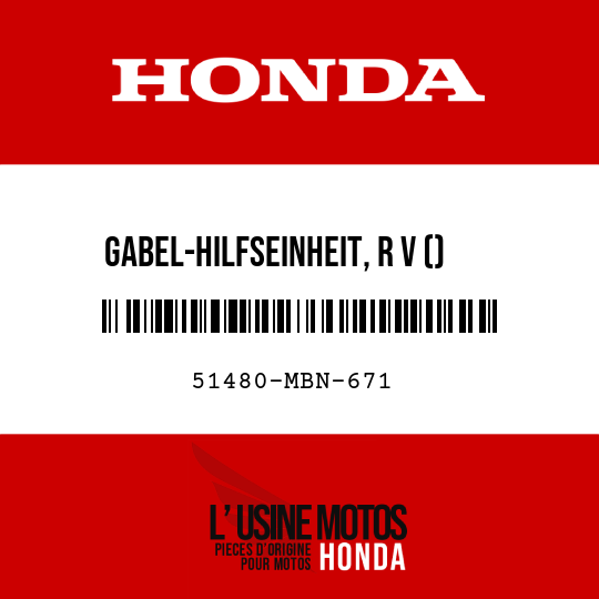 image de 51480-MBN-671 GABEL-HILFSEINHEIT, R V ()