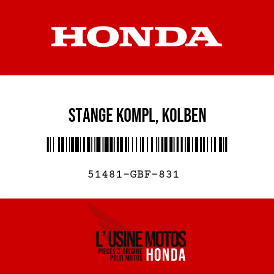 image de 51481-GBF-831 STANGE KOMPL, KOLBEN