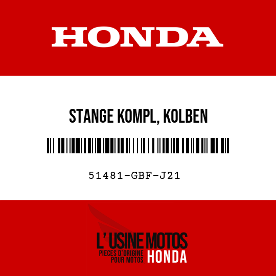 image de 51481-GBF-J21 STANGE KOMPL, KOLBEN