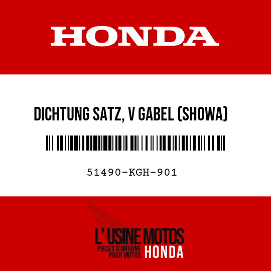 image de 51490-KGH-901 DICHTUNG SATZ, V GABEL (SHOWA)
