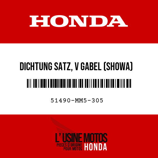 image de 51490-MM5-305 DICHTUNG SATZ, V GABEL (SHOWA)