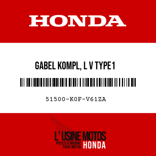 image de 51500-K0F-V61ZA GABEL KOMPL, L V TYPE1