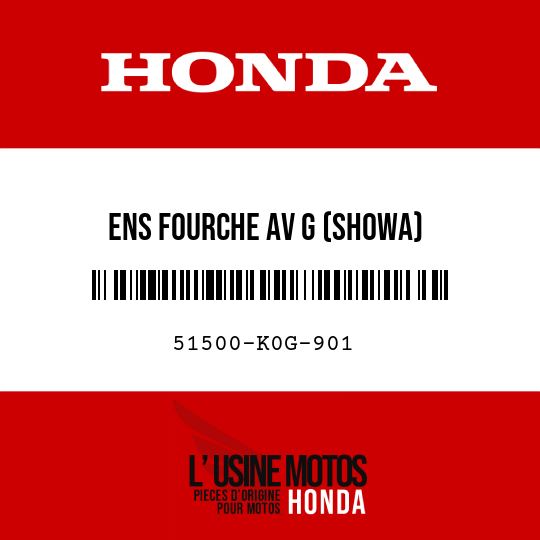 image de 51500-K0G-901 ENS FOURCHE AV G (SHOWA)
