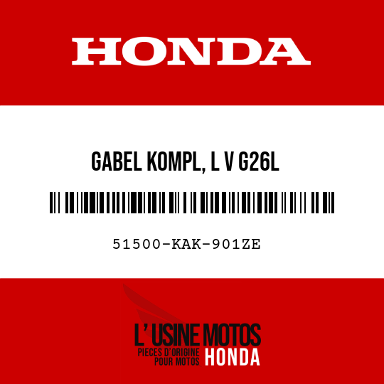 image de 51500-KAK-901ZE GABEL KOMPL, L V G26L 