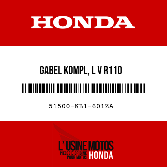 image de 51500-KB1-601ZA GABEL KOMPL, L V R110 