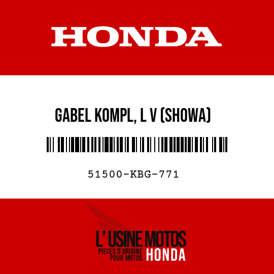 image de 51500-KBG-771 GABEL KOMPL, L V (SHOWA)