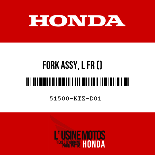 image de 51500-KTZ-D01 FORK ASSY, L FR ()