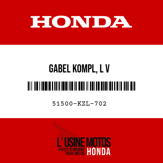 image de 51500-KZL-702 GABEL KOMPL, L V