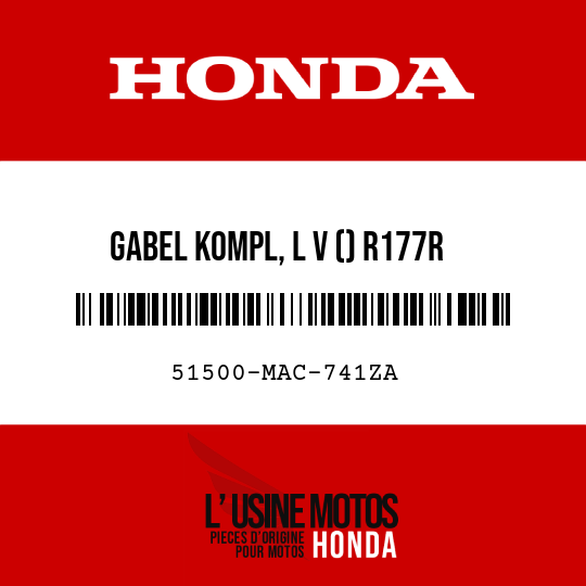 image de 51500-MAC-741ZA GABEL KOMPL, L V () R177R