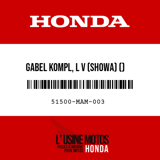 image de 51500-MAM-003 GABEL KOMPL, L V (SHOWA) ()