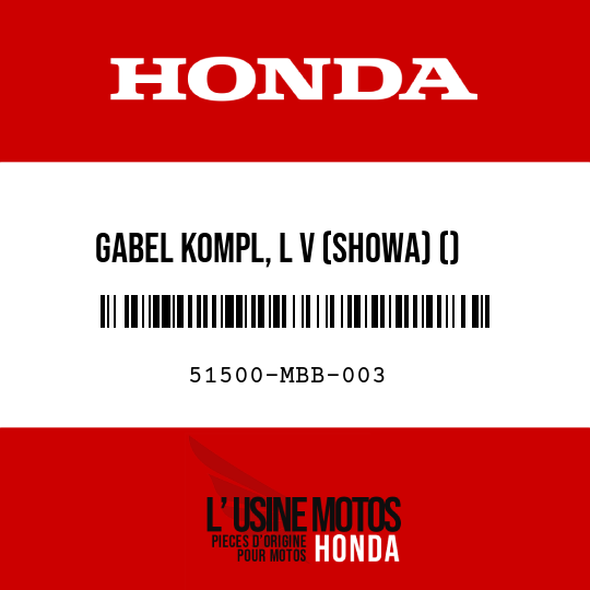 image de 51500-MBB-003 GABEL KOMPL, L V (SHOWA) ()