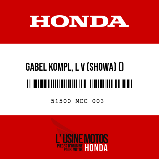 image de 51500-MCC-003 GABEL KOMPL, L V (SHOWA) ()