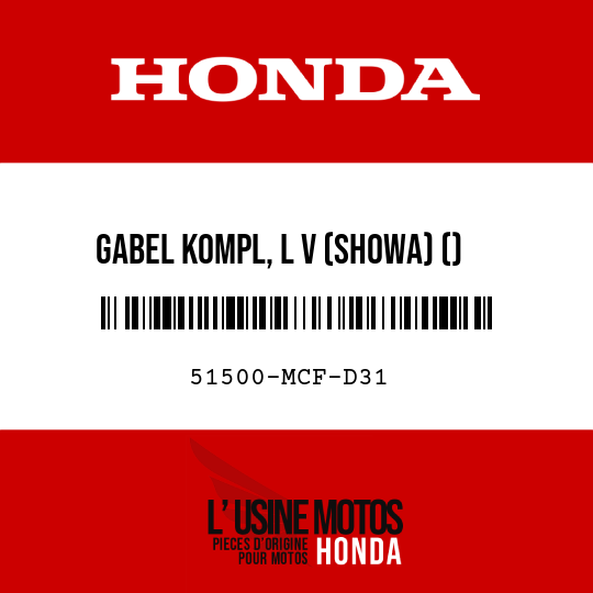 image de 51500-MCF-D31 GABEL KOMPL, L V (SHOWA) ()