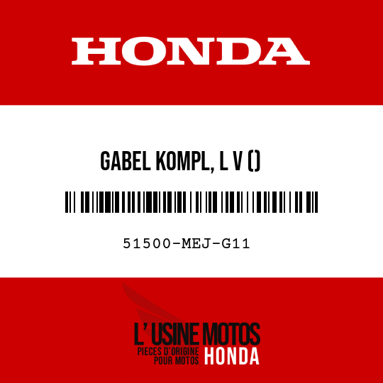 image de 51500-MEJ-G11 GABEL KOMPL, L V ()