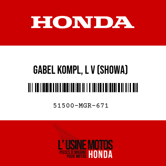 image de 51500-MGR-671 GABEL KOMPL, L V (SHOWA)