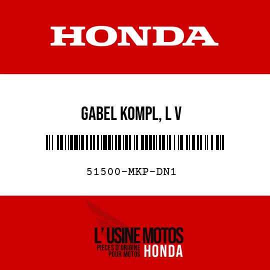image de 51500-MKP-DN1 GABEL KOMPL, L V