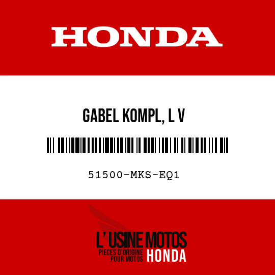 image de 51500-MKS-EQ1 GABEL KOMPL, L V