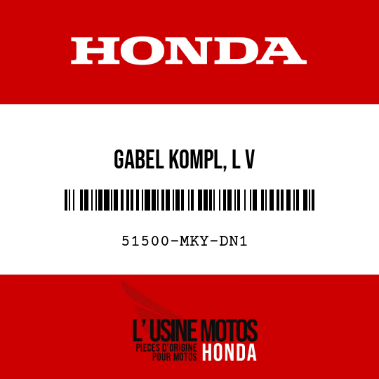 image de 51500-MKY-DN1 GABEL KOMPL, L V
