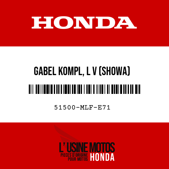 image de 51500-MLF-E71 GABEL KOMPL, L V (SHOWA)