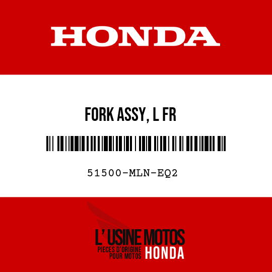 image de 51500-MLN-EQ2 FORK ASSY, L FR