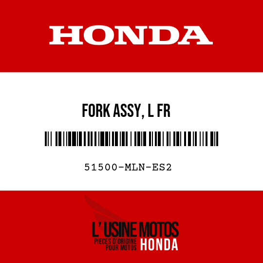 image de 51500-MLN-ES2 FORK ASSY, L FR