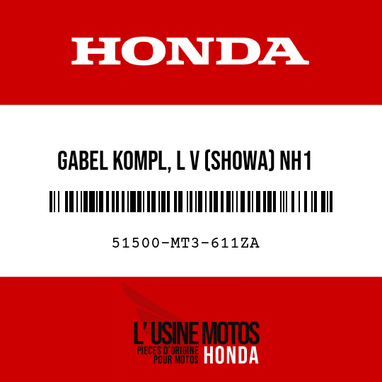 image de 51500-MT3-611ZA GABEL KOMPL, L V (SHOWA) NH1 