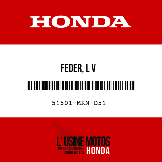 image de 51501-MKN-D51 FEDER, L V
