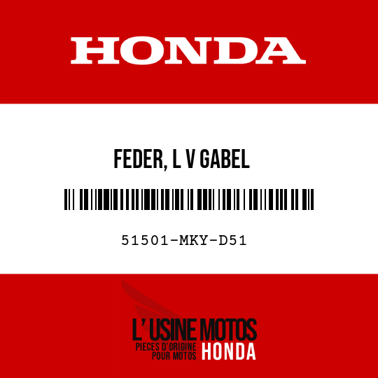 image de 51501-MKY-D51 FEDER, L V GABEL