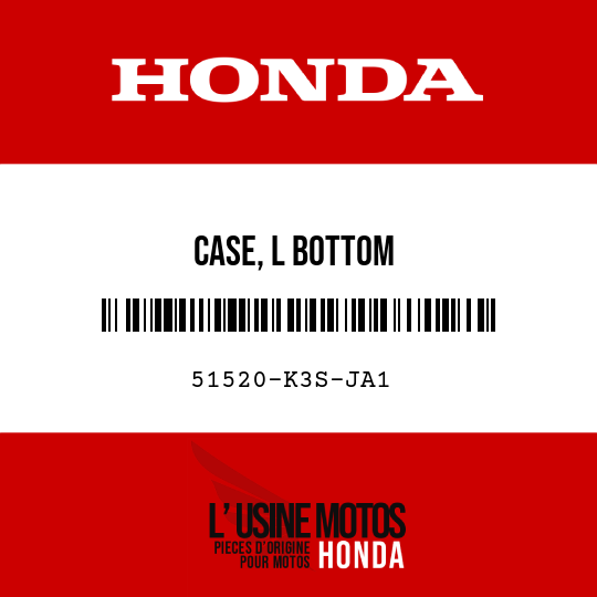image de 51520-K3S-JA1 CASE, L BOTTOM
