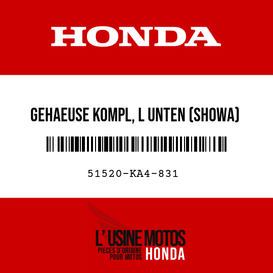 image de 51520-KA4-831 GEHAEUSE KOMPL, L UNTEN (SHOWA)