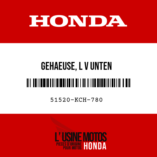 image de 51520-KCH-780 GEHAEUSE, L V UNTEN