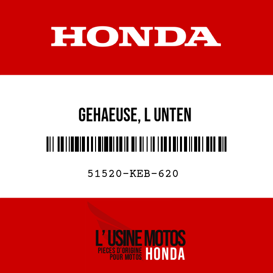 image de 51520-KEB-620 GEHAEUSE, L UNTEN