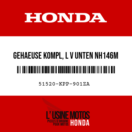 image de 51520-KPP-901ZA GEHAEUSE KOMPL, L V UNTEN NH146M 