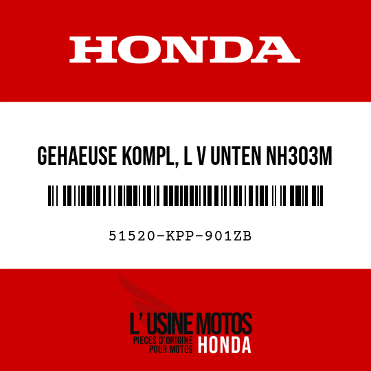 image de 51520-KPP-901ZB GEHAEUSE KOMPL, L V UNTEN NH303M 
