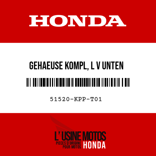 image de 51520-KPP-T01 GEHAEUSE KOMPL, L V UNTEN
