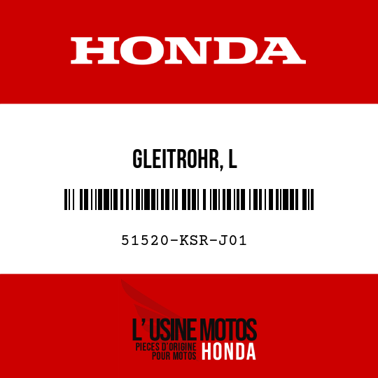 image de 51520-KSR-J01 GLEITROHR, L