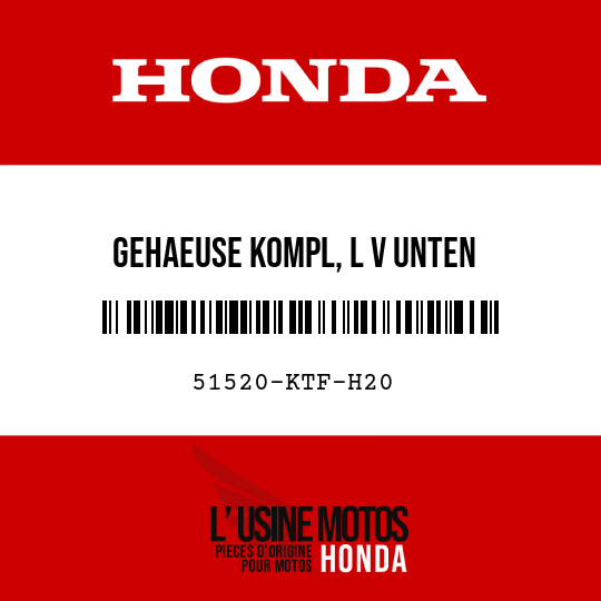 image de 51520-KTF-H20 GEHAEUSE KOMPL, L V UNTEN