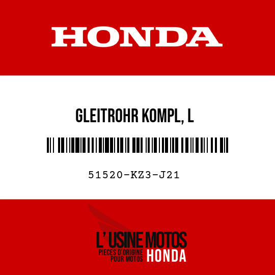 image de 51520-KZ3-J21 GLEITROHR KOMPL, L