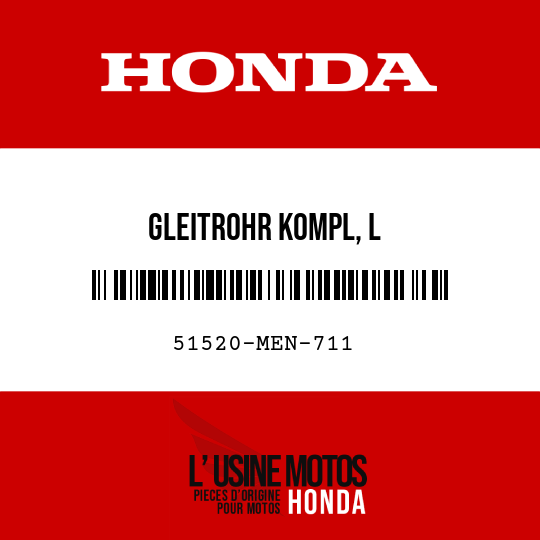 image de 51520-MEN-711 GLEITROHR KOMPL, L