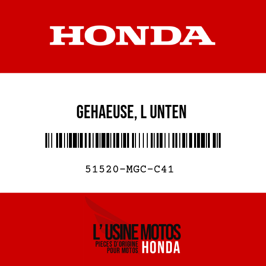 image de 51520-MGC-C41 GEHAEUSE, L UNTEN