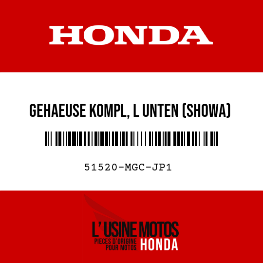 image de 51520-MGC-JP1 GEHAEUSE KOMPL, L UNTEN (SHOWA)