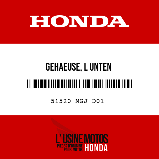 image de 51520-MGJ-D01 GEHAEUSE, L UNTEN
