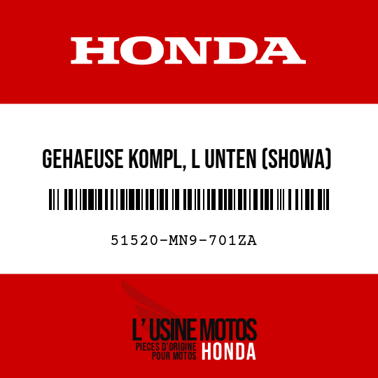 image de 51520-MN9-701ZA GEHAEUSE KOMPL, L UNTEN (SHOWA) NH146M 