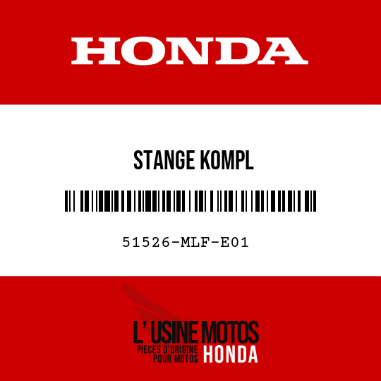 image de 51526-MLF-E01 STANGE KOMPL