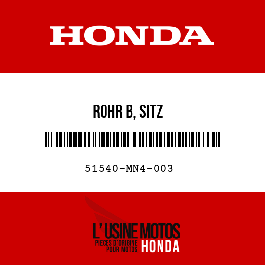 image de 51540-MN4-003 ROHR B, SITZ
