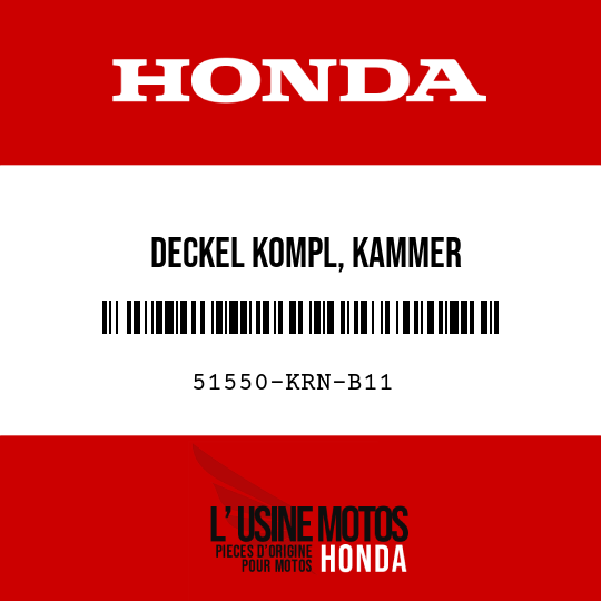 image de 51550-KRN-B11 DECKEL KOMPL, KAMMER