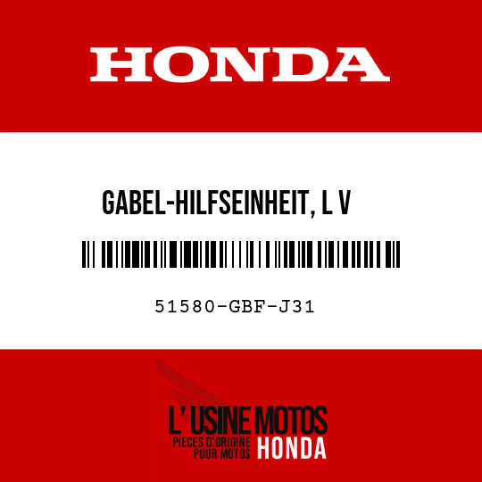 image de 51580-GBF-J31 GABEL-HILFSEINHEIT, L V
