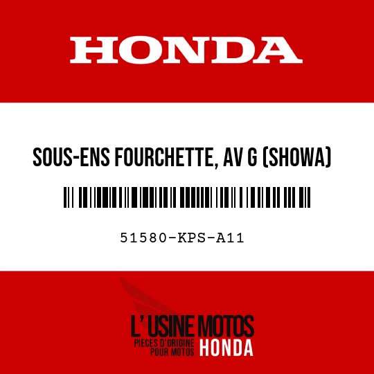 image de 51580-KPS-A11 SOUS-ENS FOURCHETTE, AV G (SHOWA)