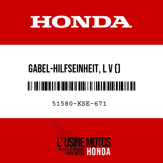 image de 51580-KSE-671 GABEL-HILFSEINHEIT, L V ()