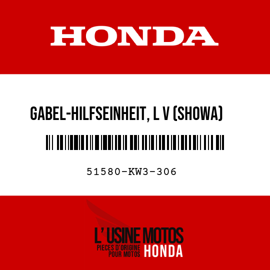 image de 51580-KW3-306 GABEL-HILFSEINHEIT, L V (SHOWA)